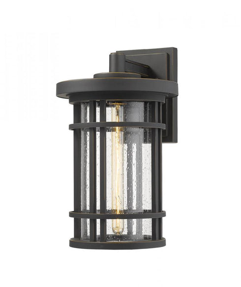 Z-Lite Jordan 1 Light Outdoor Wall Light in Black Finish Model: 570B-BK