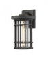 Z-Lite Jordan 1 Light Outdoor Wall Light in Black Finish Model: 570B-BK