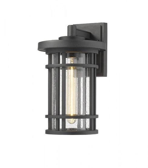 Z-Lite Jordan 1 Light Outdoor Wall Light in Black Finish Model: 570M-BK