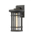 Z-Lite Jordan 1 Light Outdoor Wall Light in Black Finish Model: 570M-BK