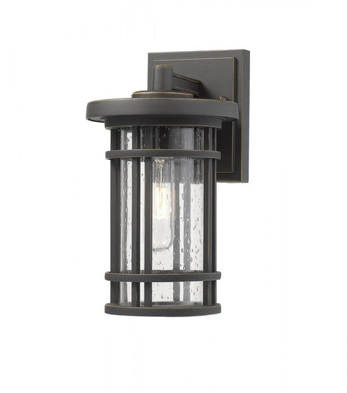 Z-Lite Jordan 1 Light Outdoor Wall Light in Black Finish Model: 570S-BK