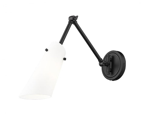 Z-Lite Julia 1 Light Wall Sconce in Brushed Nickel Finish Model: 350S-BN