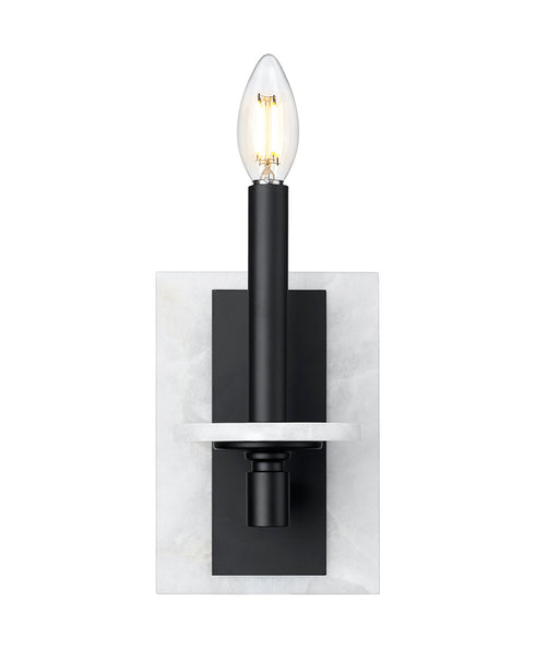Z-Lite Kaden 1 Light Wall Sconce in Matte Black Finish Model: 3045-1S-MB