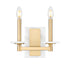 Z-Lite Kaden 2 Light Wall Sconce in Matte Black Finish Model: 3045-2S-MB