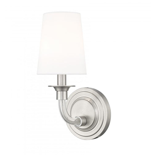 Z-Lite Katerina 1 Light Wall Sconce in Brushed Nickel Finish Model: 1950-1S-BN
