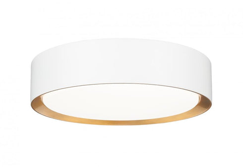 Z-Lite Kawan 1 Light Flush Mount in Brushed Nickel Finish Model: 1014F12-BN-LED