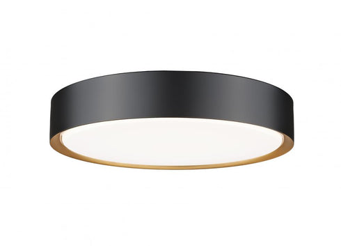 Z-Lite Kawan 1 Light Flush Mount in Brushed Nickel Finish Model: 1014F16-BN-LED