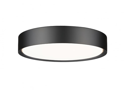Z-Lite Kawan 1 Light Flush Mount in Brushed Nickel Finish Model: 1014F16-BN-LED