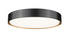 Z-Lite Kawan 1 Light Flush Mount in Brushed Nickel Finish Model: 1014F20-BN-LED