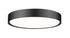 Z-Lite Kawan 1 Light Flush Mount in Brushed Nickel Finish Model: 1014F20-BN-LED
