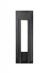 Z-Lite Keaton 1 Light Outdoor Wall Light in Black Finish Model: 520B-BK-LED