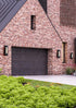 Z-Lite Keaton 1 Light Outdoor Wall Light in Black Finish Model: 520M-BK-LED