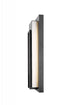Z-Lite Keaton 1 Light Outdoor Wall Light in Black Finish Model: 520M-BK-LED