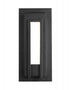 Z-Lite Keaton 1 Light Outdoor Wall Light in Black Finish Model: 520S-BK-LED