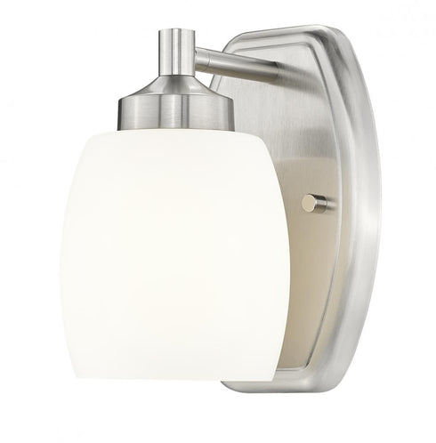 Z-Lite Kendrick 1 Light Wall Sconce in Brushed Nickel Finish Model: 745-1S-BN