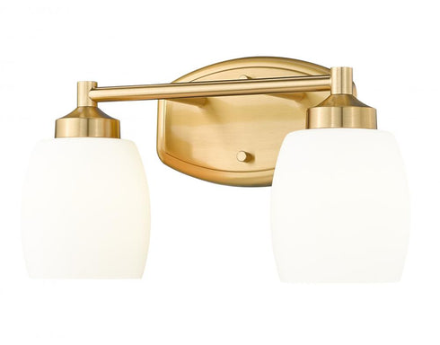 Z-Lite Kendrick 2 Light Vanity in Brushed Nickel Finish Model: 745-2V-BN