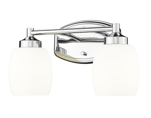 Z-Lite Kendrick 2 Light Vanity in Brushed Nickel Finish Model: 745-2V-BN