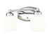 Z-Lite Kendrick 2 Light Vanity in Brushed Nickel Finish Model: 745-2V-BN