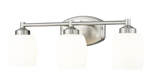 Z-Lite Kendrick 3 Light Vanity in Brushed Nickel Finish Model: 745-3V-BN