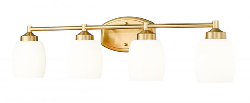 Z-Lite Kendrick 4 Light Vanity in Brushed Nickel Finish Model: 745-4V-BN