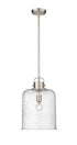 Z-Lite Kinsley 1 Light Pendant in Brushed Nickel Finish Model: 340P12-BN