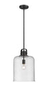 Z-Lite Kinsley 1 Light Pendant in Brushed Nickel Finish Model: 340P12-BN