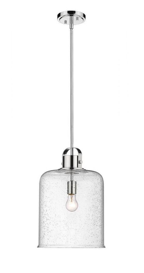 Z-Lite Kinsley 1 Light Pendant in Brushed Nickel Finish Model: 340P12-BN