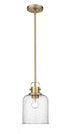 Z-Lite Kinsley 1 Light Pendant in Brushed Nickel Finish Model: 340P8-BN