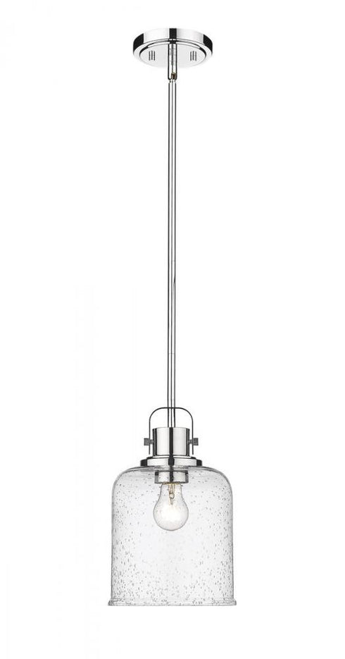 Z-Lite Kinsley 1 Light Pendant in Brushed Nickel Finish Model: 340P8-BN