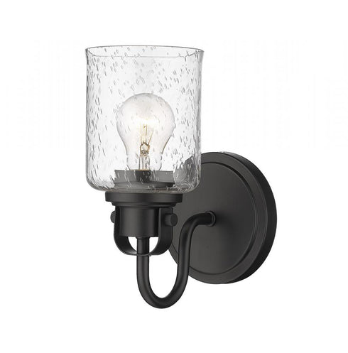 Z-Lite Kinsley 1 Light Wall Sconce in Brushed Nickel Finish Model: 340-1S-BN