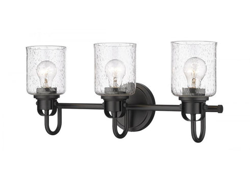 Z-Lite Kinsley 3 Light Vanity in Brushed Nickel Finish Model: 340-3V-BN
