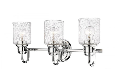 Z-Lite Kinsley 3 Light Vanity in Brushed Nickel Finish Model: 340-3V-BN