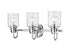 Z-Lite Kinsley 3 Light Vanity in Brushed Nickel Finish Model: 340-3V-BN