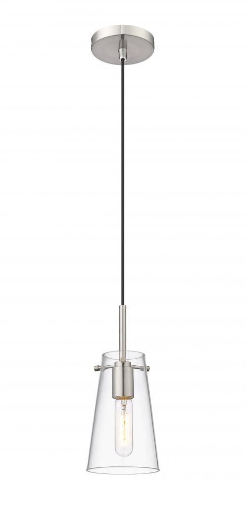 Z-Lite Kira 1 Light Pendant in Brushed Nickel Finish Model: 7508MP-BN