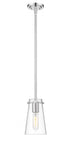 Z-Lite Kira 1 Light Pendant in Brushed Nickel Finish Model: 7508MP-ROD-BN