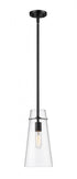 Z-Lite Kira 1 Light Pendant in Brushed Nickel Finish Model: 7508P-ROD-BN