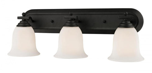 Z-Lite Lagoon 3 Light Vanity in Matte Black Finish Model: 703-3V-MB