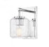 Z-Lite Landon 1 Light Wall Sconce in Brushed Nickel Finish Model: 7515-1S-BN