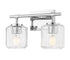 Z-Lite Landon 2 Light Vanity in Brushed Nickel Finish Model: 7515-2V-BN