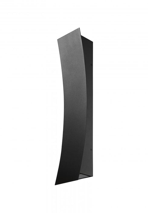 Z-Lite Landrum 2 Light Outdoor Wall Light in Black Finish Model: 582B-BK-LED