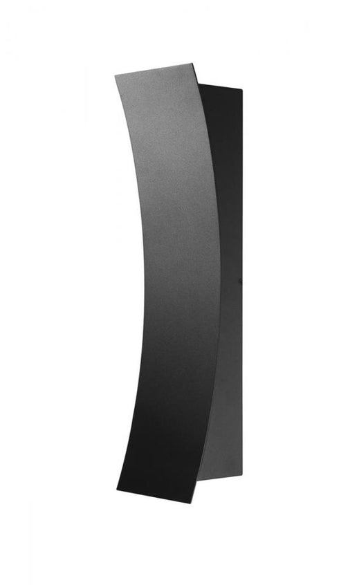 Z-Lite Landrum 2 Light Outdoor Wall Light in Black Finish Model: 582M-BK-LED