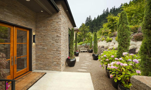 Z-Lite Landrum 2 Light Outdoor Wall Light in Black Finish Model: 582M-BK-LED