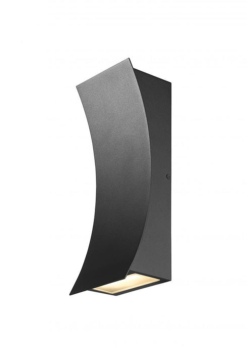 Z-Lite Landrum 2 Light Outdoor Wall Light in Black Finish Model: 582S-BK-LED