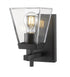 Z-Lite Lauren 1 Light Wall Sconce in Brushed Nickel Finish Model: 819-1S-BN
