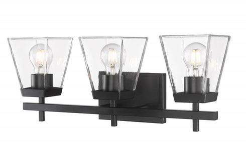 Z-Lite Lauren 3 Light Vanity in Brushed Nickel Finish Model: 819-3V-BN