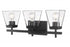 Z-Lite Lauren 3 Light Vanity in Brushed Nickel Finish Model: 819-3V-BN