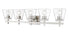 Z-Lite Lauren 5 Light Vanity in Brushed Nickel Finish Model: 819-5V-BN