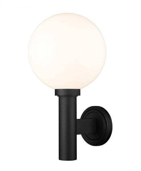 Z-Lite Laurent 1 Light Outdoor Wall Light in Black Finish Model: 597B-BK