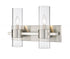 Z-Lite Lawson 2 Light Vanity in Brushed Nickel Finish Model: 343-2V-BN