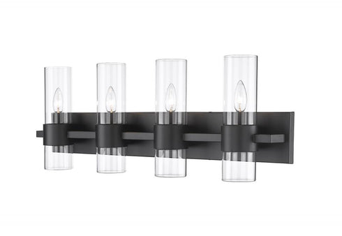 Z-Lite Lawson 4 Light Vanity in Brushed Nickel Finish Model: 343-4V-BN